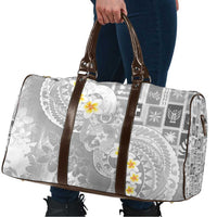 Tonga Christmas Travel Bag Kilisimasi Fiefia Retro Style White LT05 - Polynesian Pride