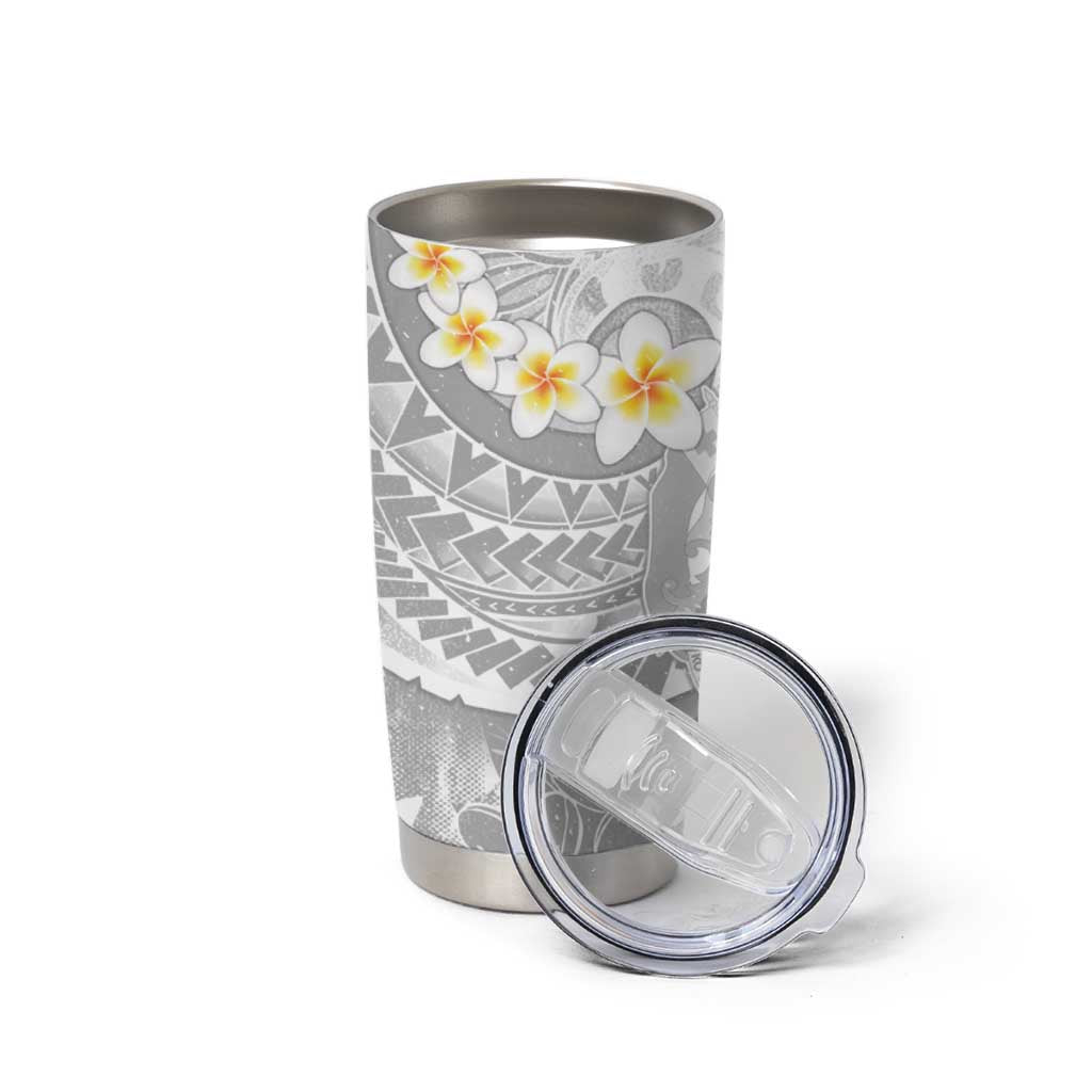 Tonga Christmas Tumbler Cup Kilisimasi Fiefia Retro Style White LT05 - Polynesian Pride