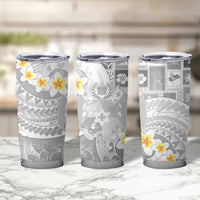 Tonga Christmas Tumbler Cup Kilisimasi Fiefia Retro Style White LT05 - Polynesian Pride