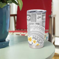Tonga Christmas Tumbler Cup Kilisimasi Fiefia Retro Style White LT05 - Polynesian Pride