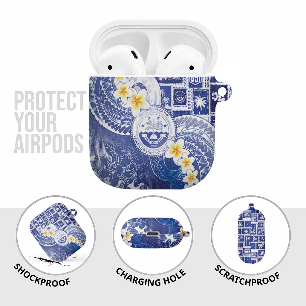 Federated States Of Micronesia Christmas AirPods Case Retro Style Bright Version LT05 - Polynesian Pride