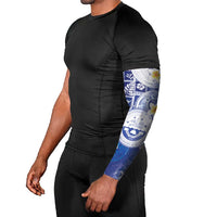 Federated States Of Micronesia Christmas Arm Sleeves Retro Style Bright Version LT05 - Polynesian Pride