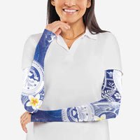 Federated States Of Micronesia Christmas Arm Sleeves Retro Style Bright Version LT05 - Polynesian Pride