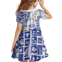 Federated States Of Micronesia Christmas Family Matching Tank Maxi Dress and Hawaiian Shirt Retro Style Bright Version LT05 - Polynesian Pride