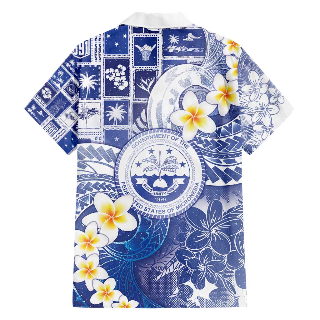 Federated States Of Micronesia Christmas Hawaiian Shirt Retro Style Bright Version - Polynesian Pride