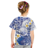 Federated States Of Micronesia Christmas Kid T Shirt Retro Style Bright Version LT05 - Polynesian Pride