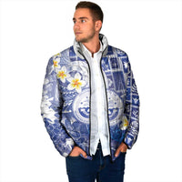 Federated States Of Micronesia Christmas Padded Jacket Retro Style Bright Version LT05 - Polynesian Pride