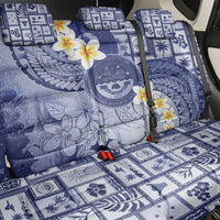 Federated States Of Micronesia Christmas Back Car Seat Cover Retro Style Dark Version LT05 - Polynesian Pride