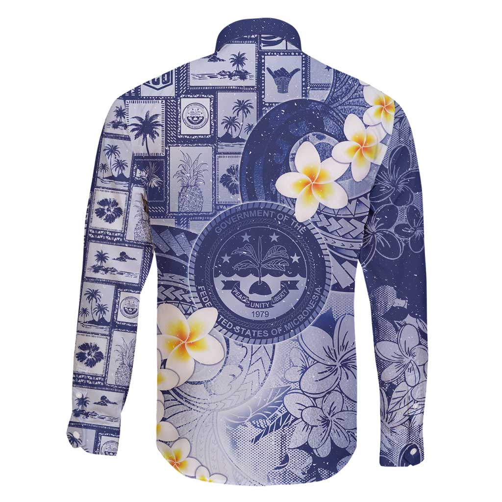 Federated States Of Micronesia Christmas Family Matching Tank Maxi Dress and Hawaiian Shirt Retro Style Dark Version LT05 - Polynesian Pride