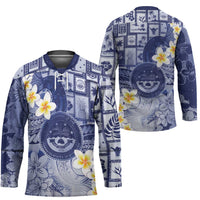 Federated States Of Micronesia Christmas Hockey Jersey Retro Style Dark Version LT05 - Polynesian Pride