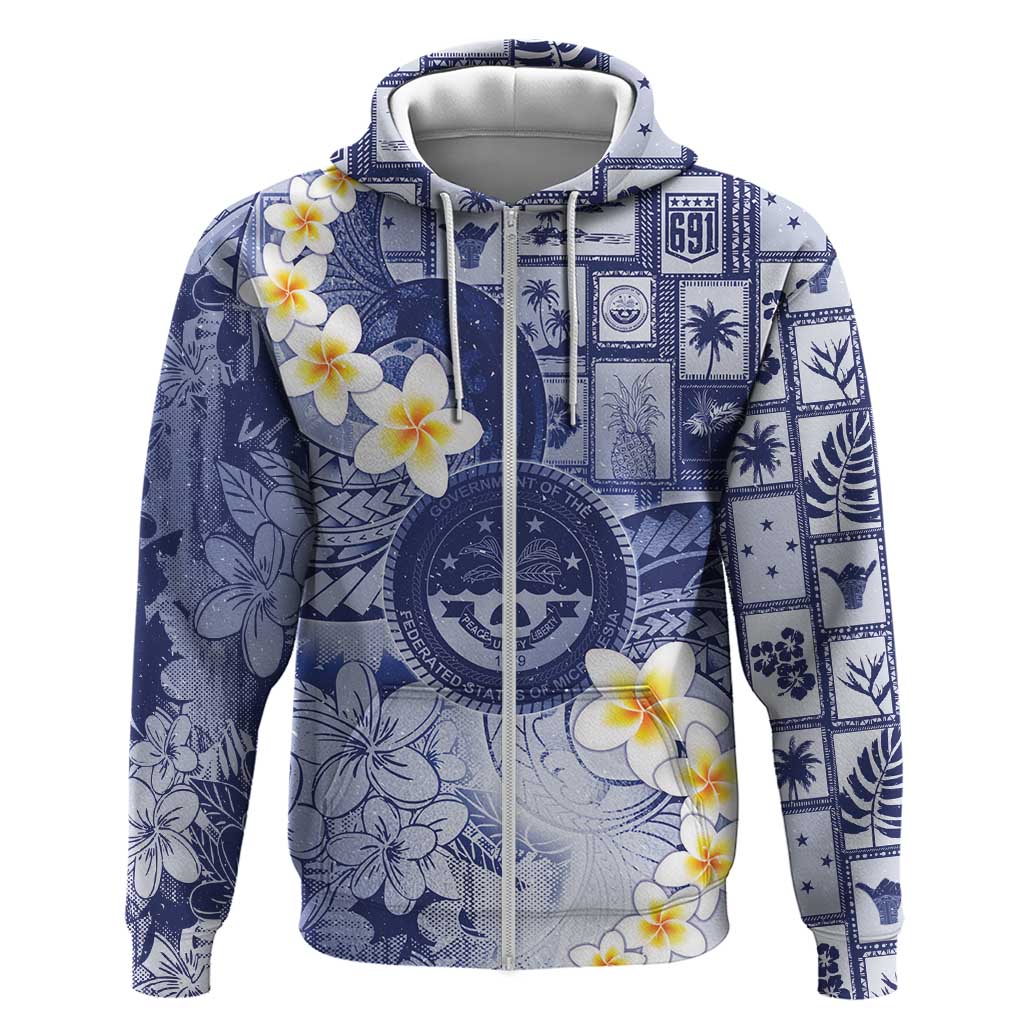 Federated States Of Micronesia Christmas Hoodie Retro Style Dark Version - Polynesian Pride