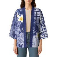 Federated States Of Micronesia Christmas Kimono Retro Style Dark Version LT05 - Polynesian Pride