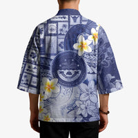 Federated States Of Micronesia Christmas Kimono Retro Style Dark Version LT05 - Polynesian Pride