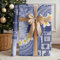 Federated States Of Micronesia Christmas Wrapping Paper Retro Style Dark Version LT05 - Polynesian Pride