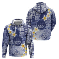 Federated States Of Micronesia Christmas Zip Hoodie Retro Style Dark Version LT05 - Polynesian Pride