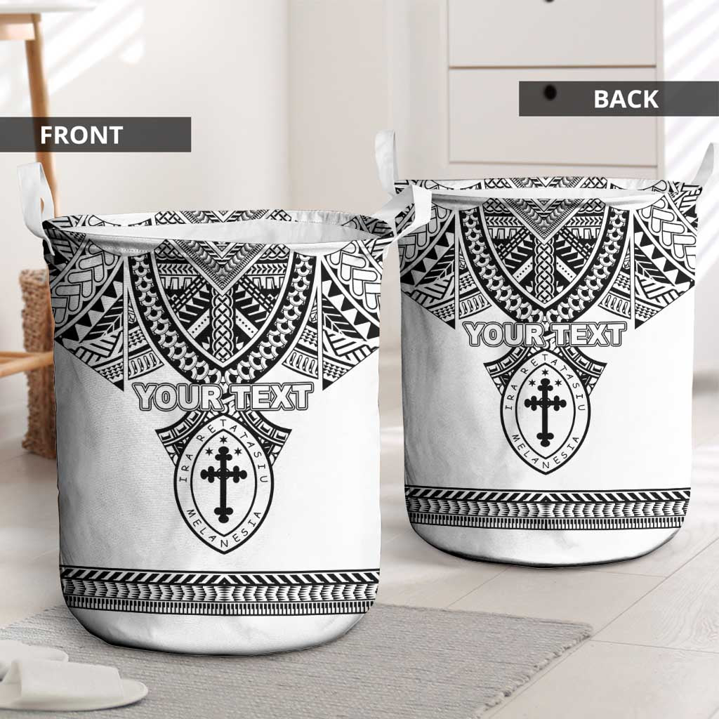 Personalised Melanesian Brotherhood Laundry Basket With Tribal Pattern - Polynesian Pride