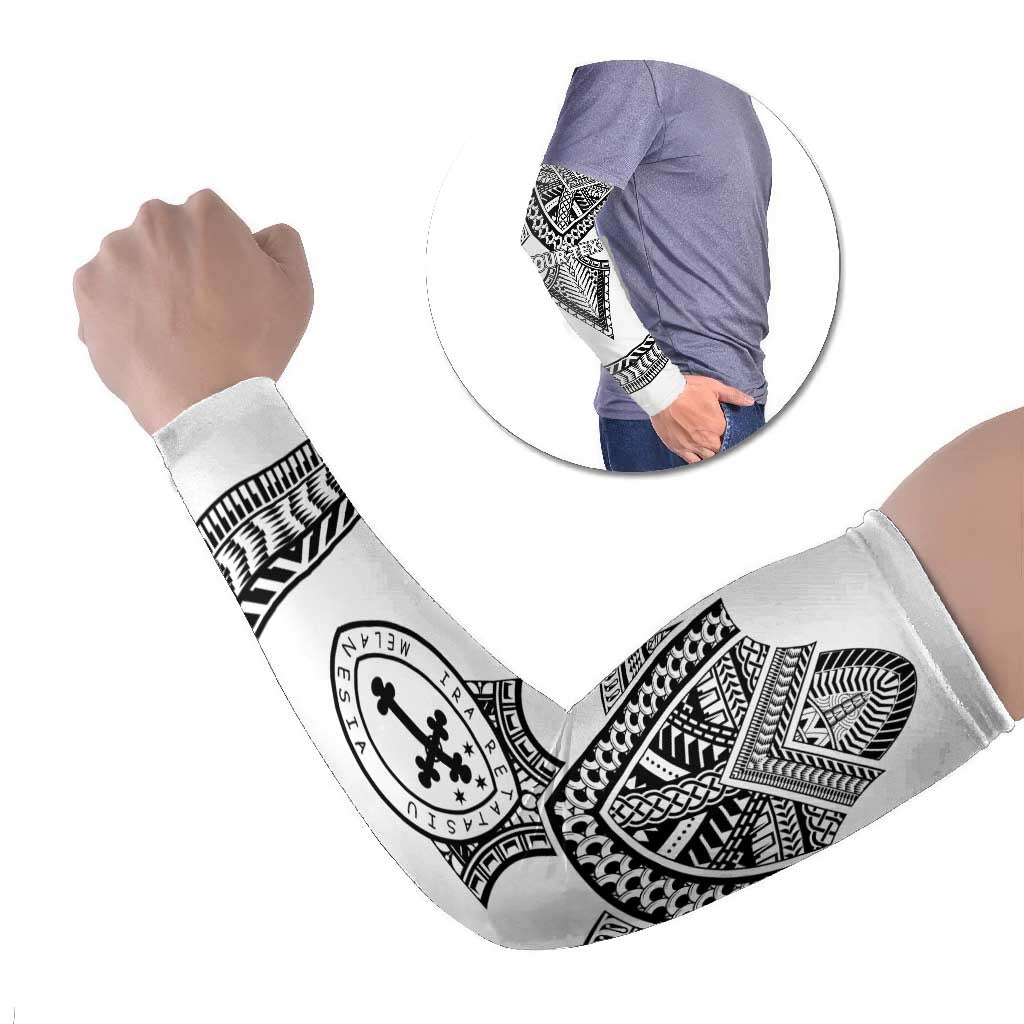 Personalised Melanesian Brotherhood Arm Sleeves With Tribal Pattern - Polynesian Pride