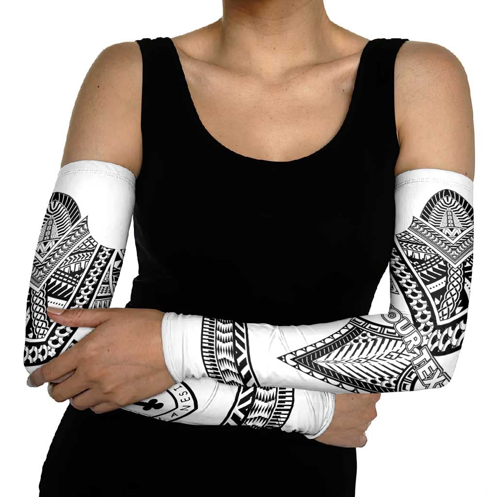 Personalised Melanesian Brotherhood Arm Sleeves With Tribal Pattern - Polynesian Pride