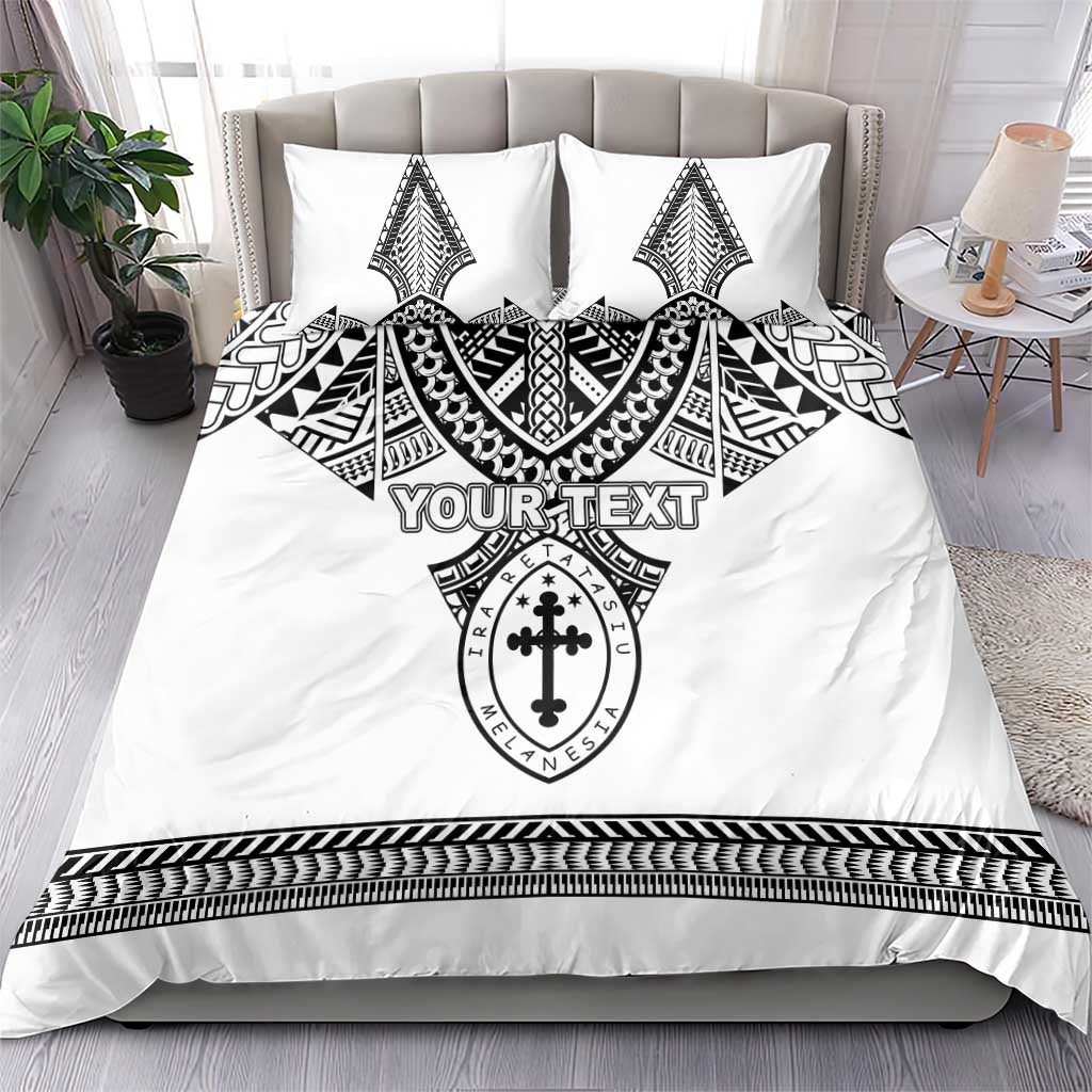 Personalised Melanesian Brotherhood Bedding Set With Tribal Pattern - Polynesian Pride