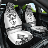 Personalised Melanesian Brotherhood Car Seat Cover With Tribal Pattern - Polynesian Pride