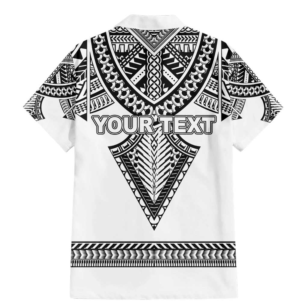 Personalised Melanesian Brotherhood Family Matching Mermaid Dress and Hawaiian Shirt With Tribal Pattern LT05 - Polynesian Pride