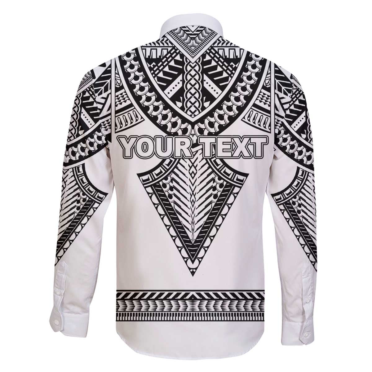 Personalised Melanesian Brotherhood Family Matching Off The Shoulder Long Sleeve Dress and Hawaiian Shirt With Tribal Pattern LT05 - Polynesian Pride