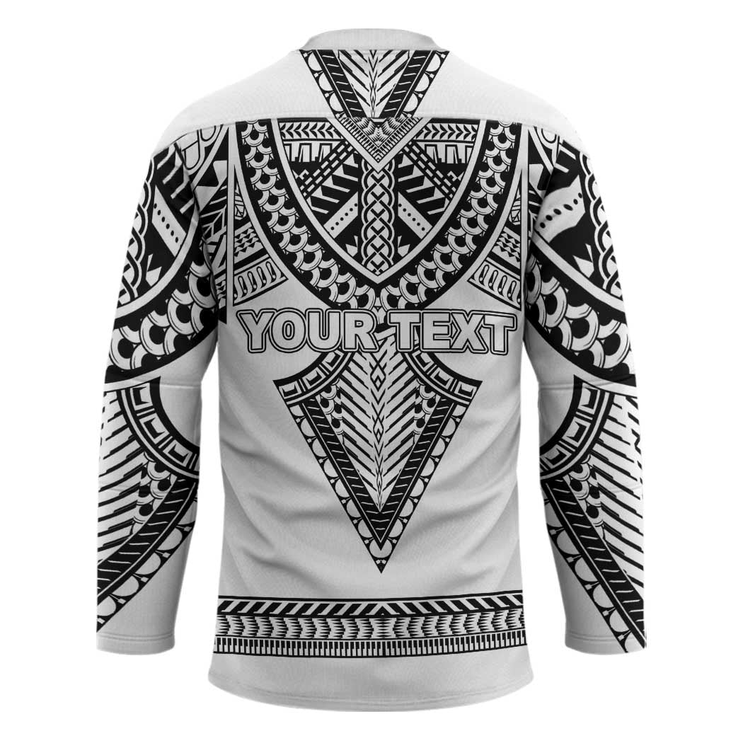 Personalised Melanesian Brotherhood Hockey Jersey With Tribal Pattern - Polynesian Pride