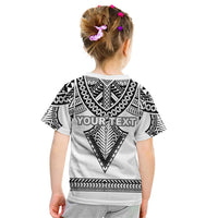 Personalised Melanesian Brotherhood Kid T Shirt With Tribal Pattern LT05 - Polynesian Pride