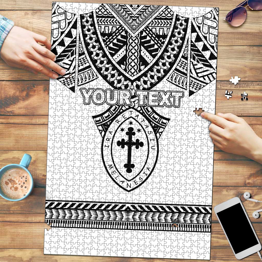 Personalised Melanesian Brotherhood Puzzle With Tribal Pattern - Polynesian Pride
