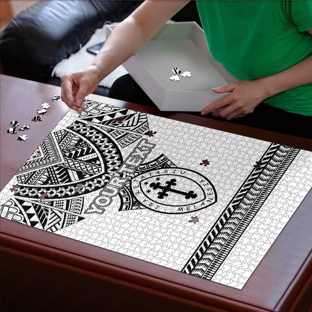 Personalised Melanesian Brotherhood Puzzle With Tribal Pattern - Polynesian Pride