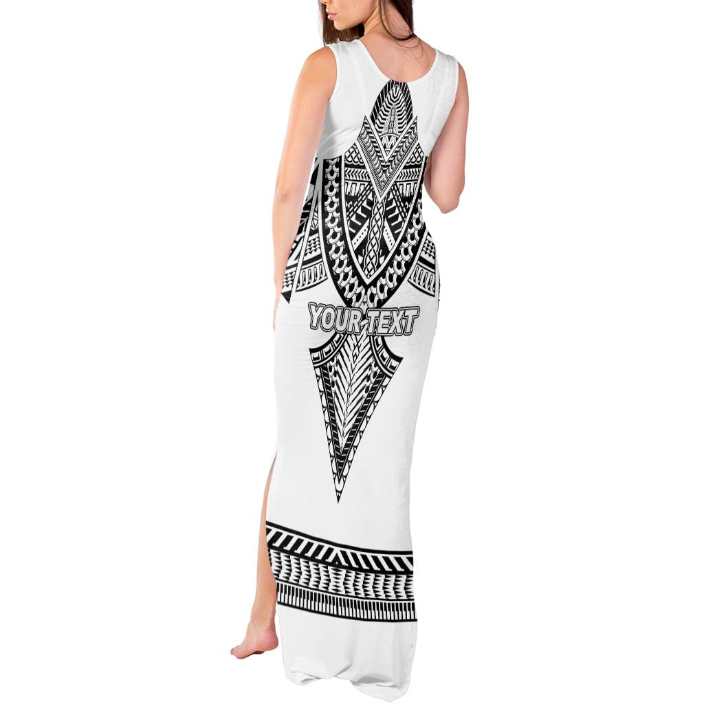 Personalised Melanesian Brotherhood Tank Maxi Dress With Tribal Pattern - Polynesian Pride