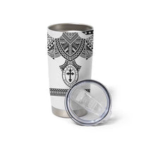 Personalised Melanesian Brotherhood Tumbler Cup With Tribal Pattern LT05 - Polynesian Pride