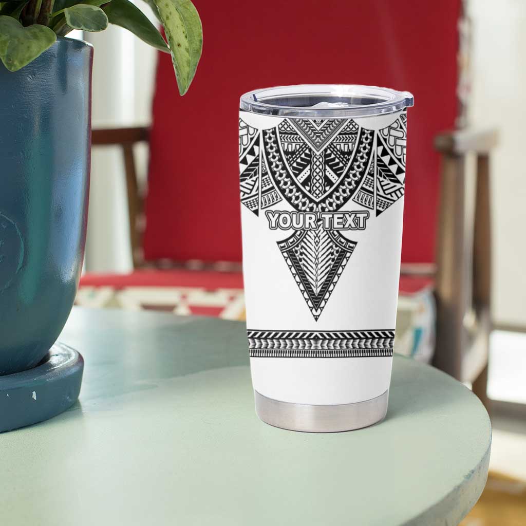 Personalised Melanesian Brotherhood Tumbler Cup With Tribal Pattern LT05 - Polynesian Pride