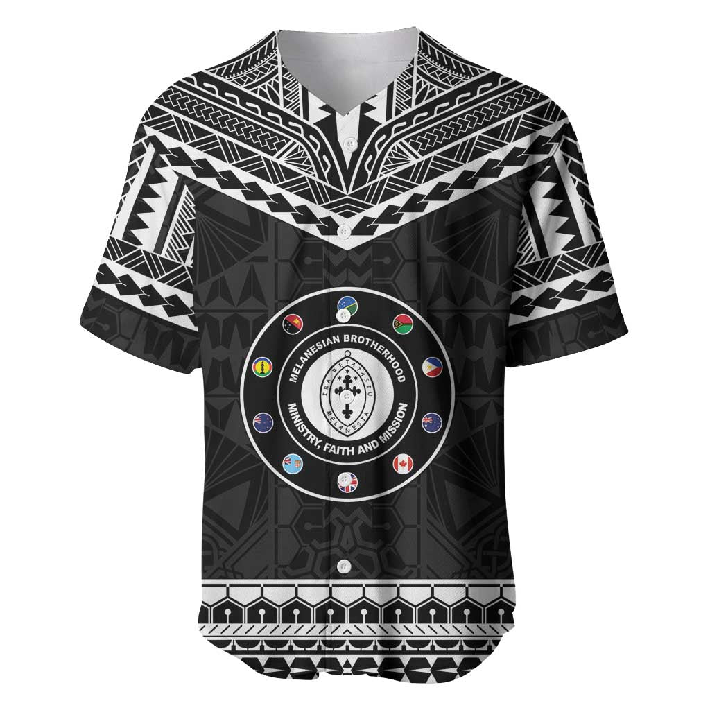 Personalised Melanesian Brotherhood Baseball Jersey Ministry Faith And Mission - Polynesian Pride