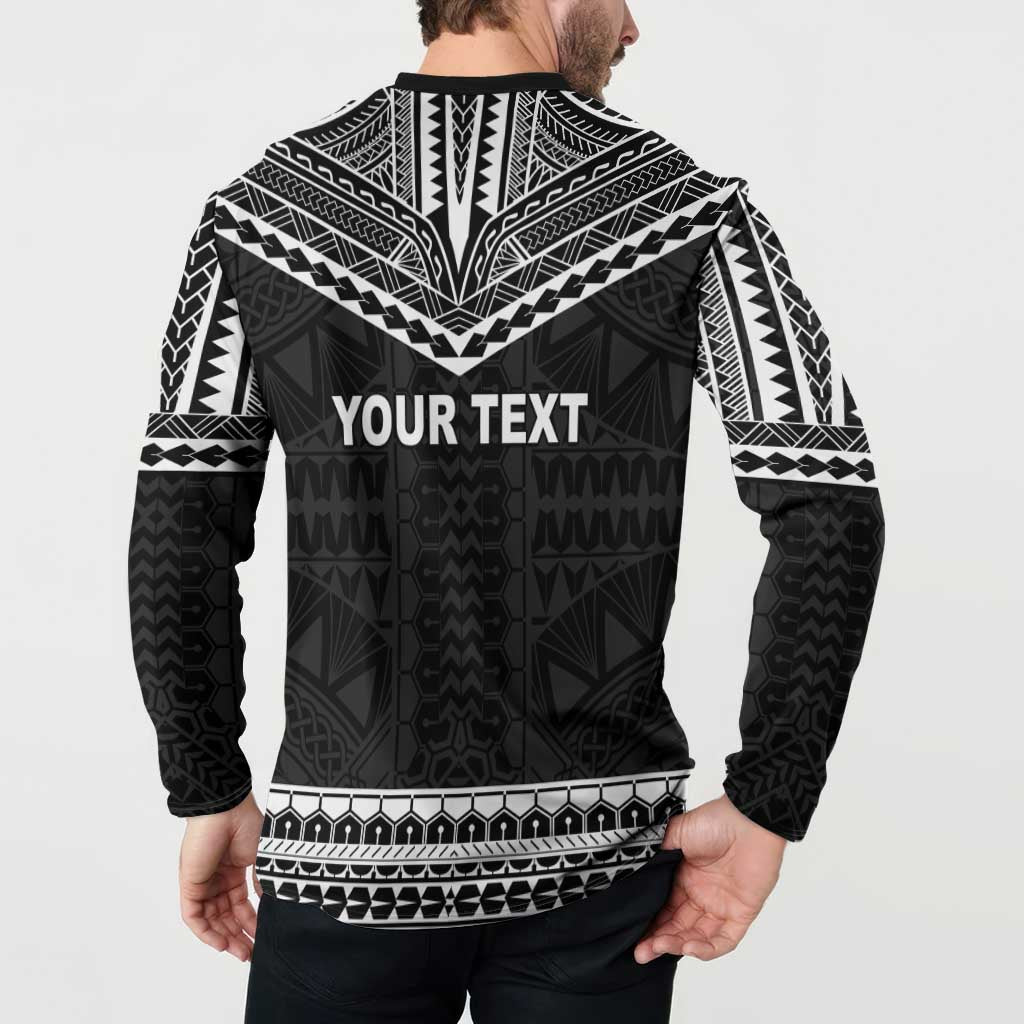 Personalised Melanesian Brotherhood Button Sweatshirt Ministry Faith And Mission - Polynesian Pride