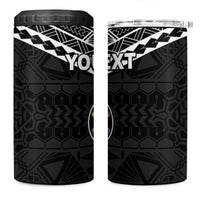 Personalised Melanesian Brotherhood 4 in 1 Can Cooler Tumbler Ministry Faith And Mission LT05 One Size: 16 oz Black - Polynesian Pride