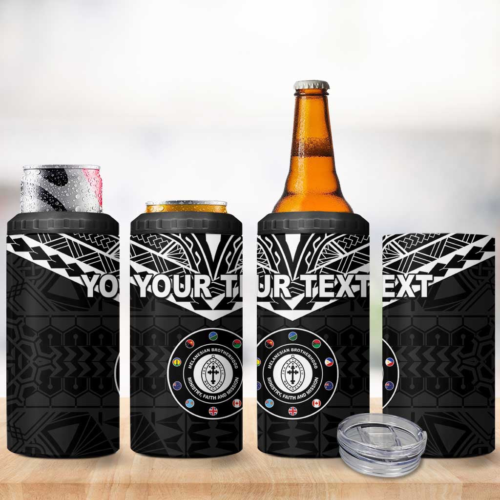 Personalised Melanesian Brotherhood 4 in 1 Can Cooler Tumbler Ministry Faith And Mission LT05 - Polynesian Pride