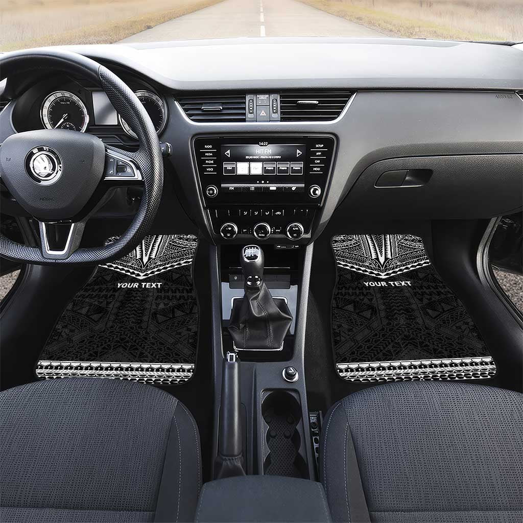 Personalised Melanesian Brotherhood Car Mats Ministry Faith And Mission LT05 Set 2pcs - Front Black - Polynesian Pride