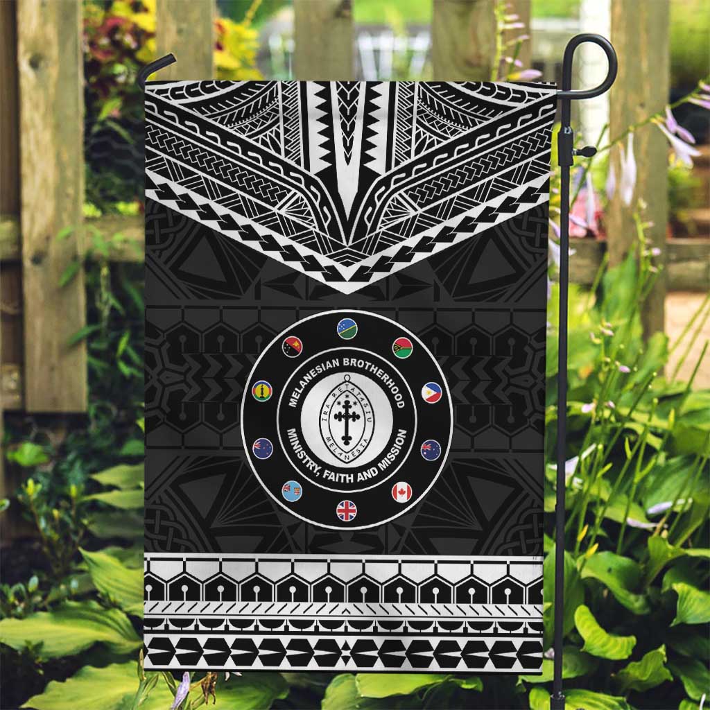 Melanesian Brotherhood Garden Flag Ministry Faith And Mission LT05 Garden Flag Black - Polynesian Pride