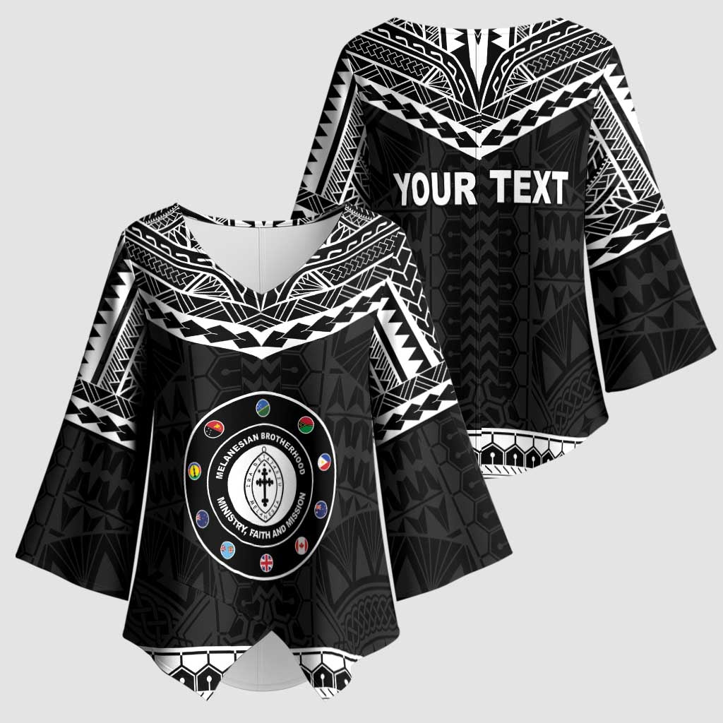 Personalised Melanesian Brotherhood Kimono Sleeve Blouse Ministry Faith And Mission LT05 - Polynesian Pride