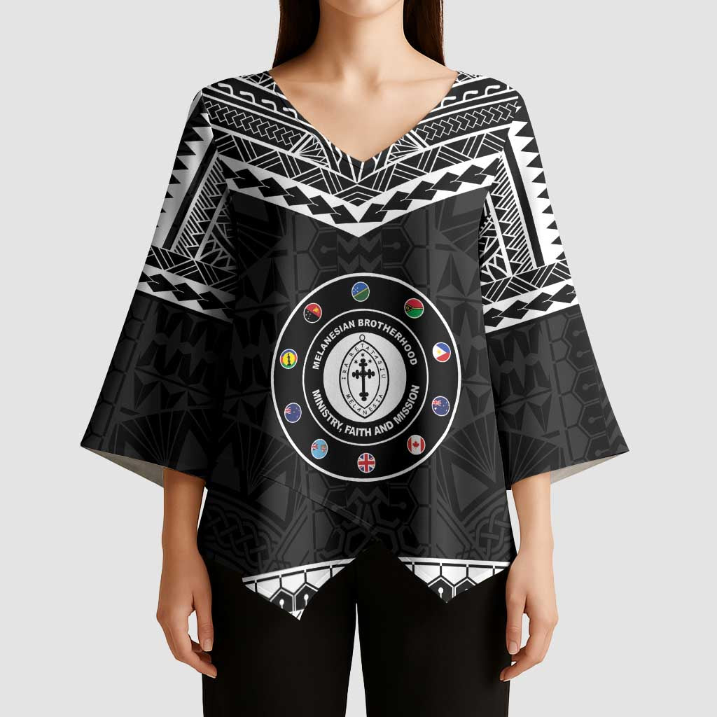 Personalised Melanesian Brotherhood Kimono Sleeve Blouse Ministry Faith And Mission LT05 - Polynesian Pride