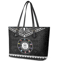 Melanesian Brotherhood Leather Tote Bag Ministry Faith And Mission LT05 - Polynesian Pride