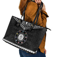 Melanesian Brotherhood Leather Tote Bag Ministry Faith And Mission LT05 - Polynesian Pride
