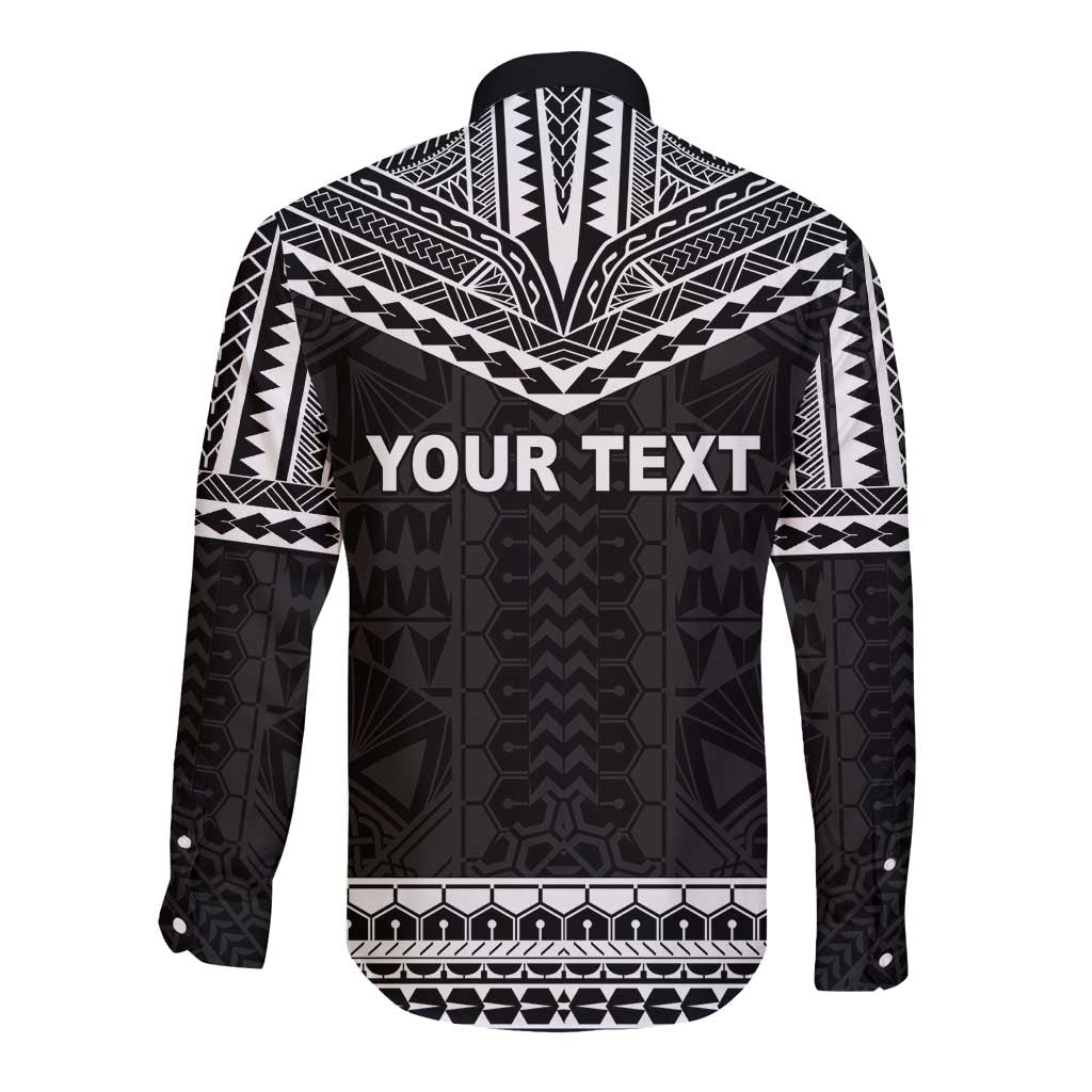 Personalised Melanesian Brotherhood Long Sleeve Button Shirt Ministry Faith And Mission LT05 - Polynesian Pride