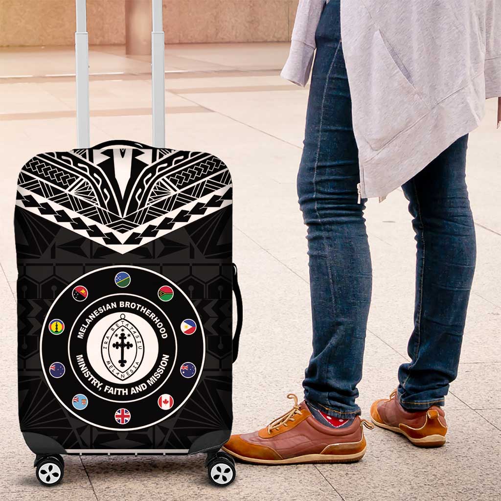 Melanesian Brotherhood Luggage Cover Ministry Faith And Mission LT05 Black - Polynesian Pride