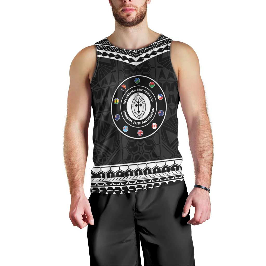 Personalised Melanesian Brotherhood Men Tank Top Ministry Faith And Mission LT05 - Polynesian Pride