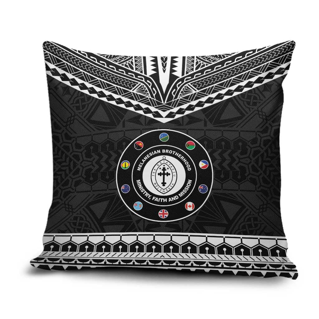 Melanesian Brotherhood Pillow Cover Ministry Faith And Mission LT05 Black - Polynesian Pride