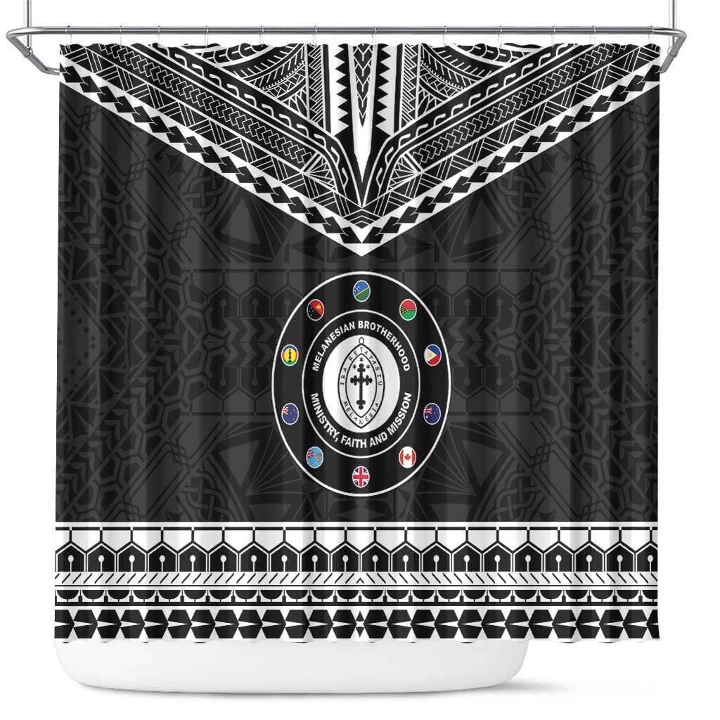 Melanesian Brotherhood Shower Curtain Ministry Faith And Mission - Polynesian Pride