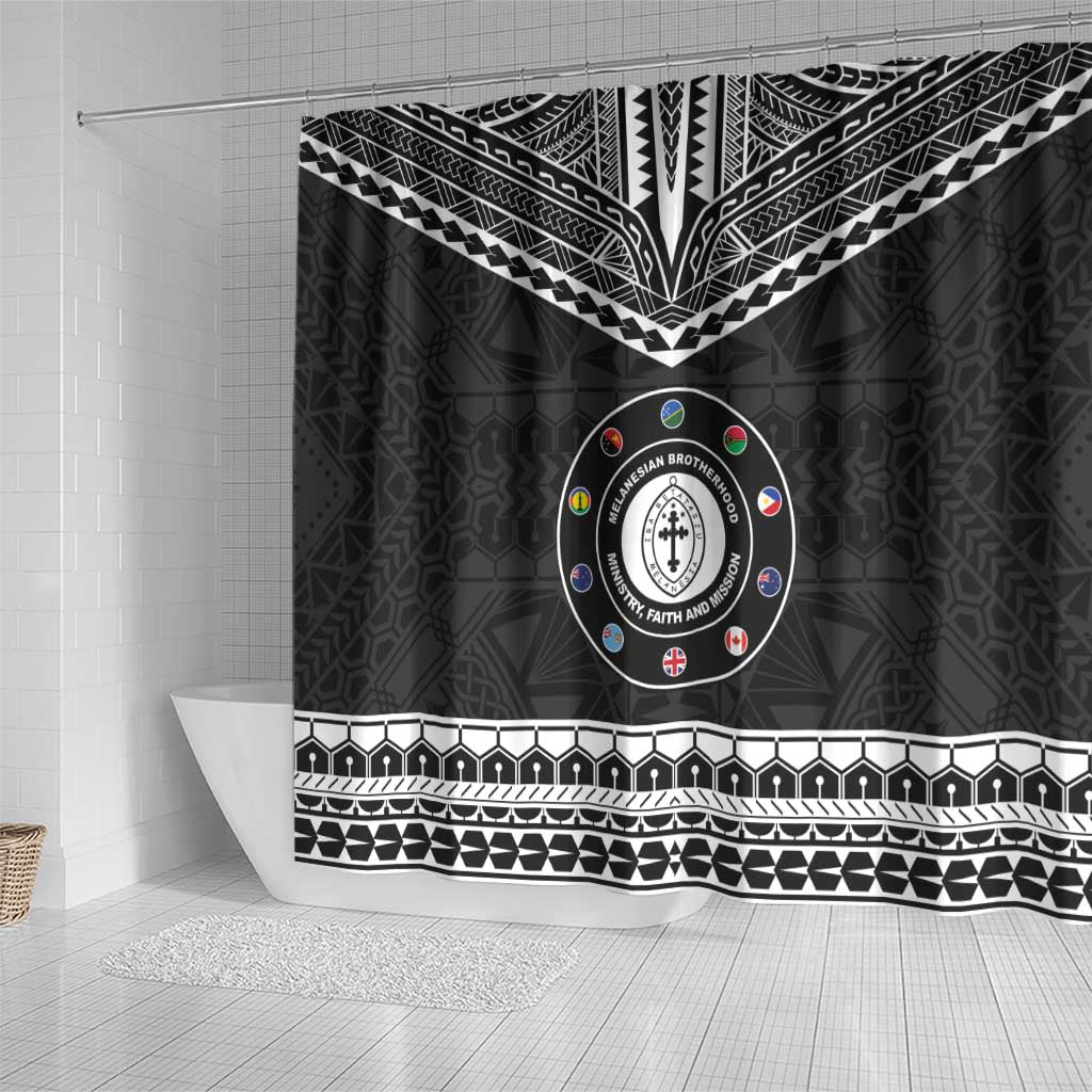 Melanesian Brotherhood Shower Curtain Ministry Faith And Mission LT05 - Polynesian Pride