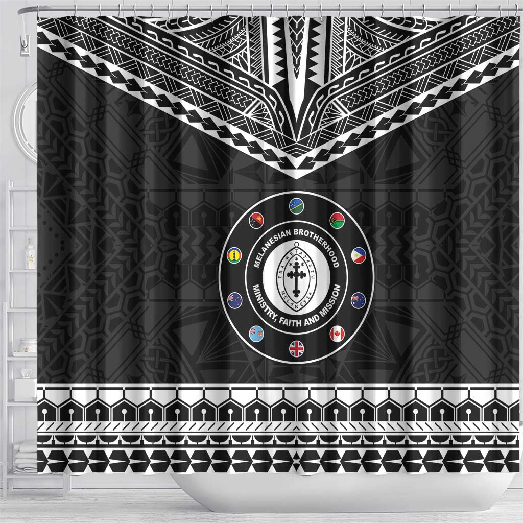 Melanesian Brotherhood Shower Curtain Ministry Faith And Mission LT05 - Polynesian Pride